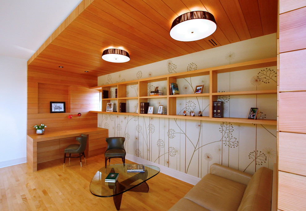 Light Wood Floors And Light Hardwood Floor Brown Leather - Interior Design - HD Wallpaper 
