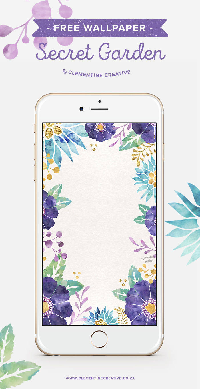 Dress Up Your Phone With This Free Floral Wallpaper - Watercolor Cute Background Iphone - HD Wallpaper 