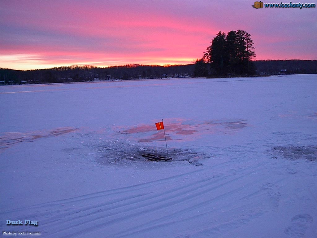 Cool Ice Fishing Backgrounds - HD Wallpaper 