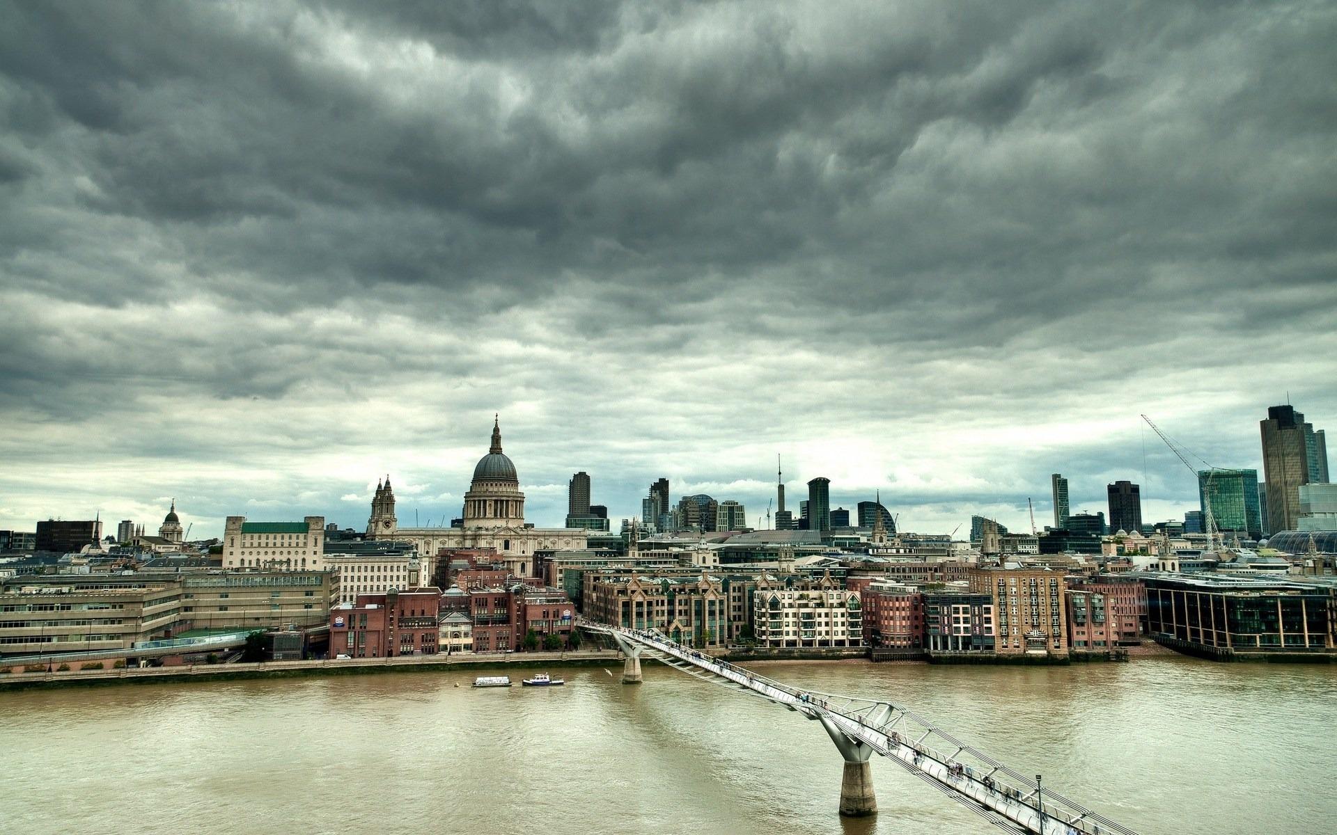 Millennium Bridge London - Millenium Bridge - HD Wallpaper 