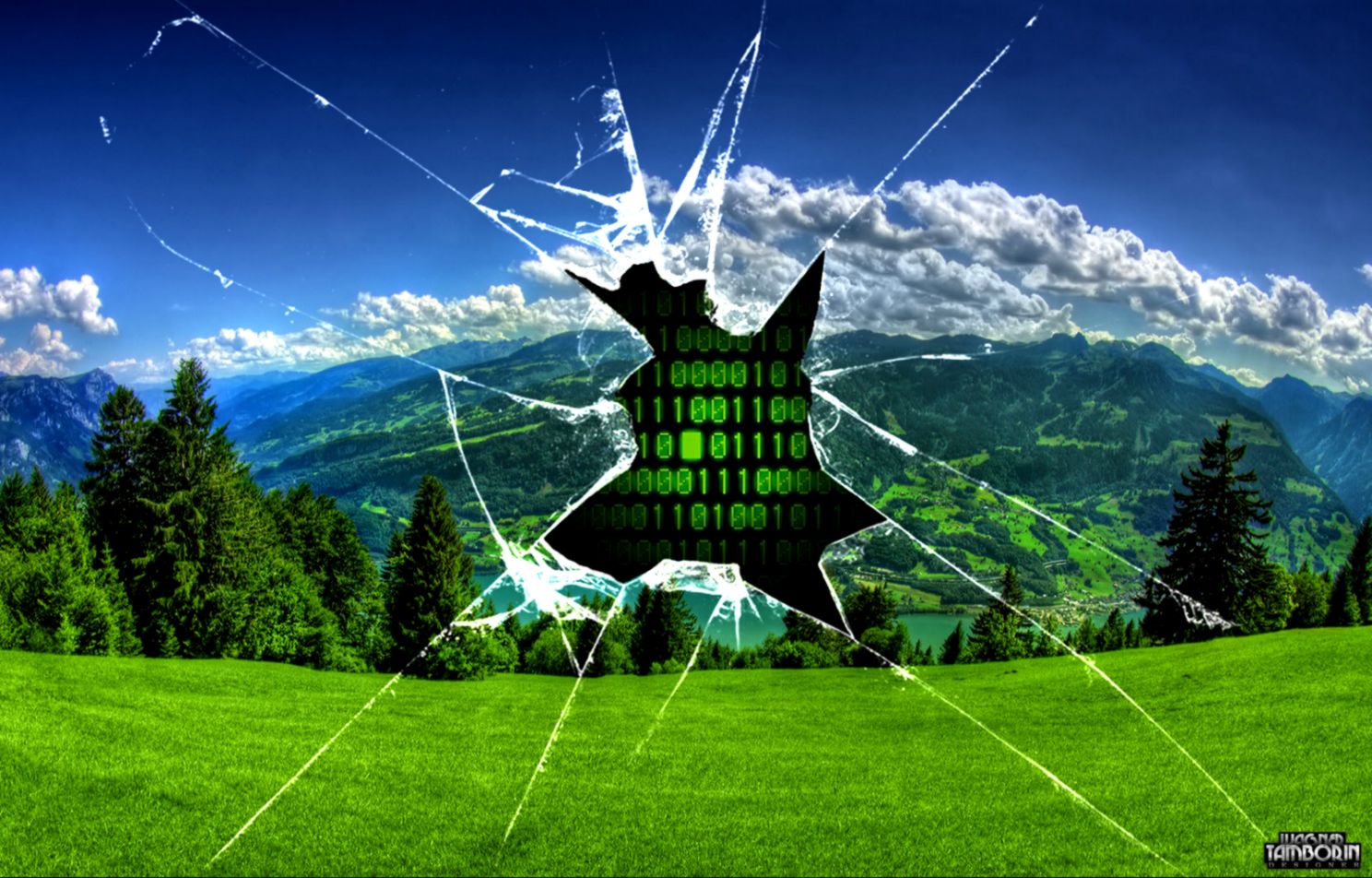 Cracked Glass Wallpapers Wallpaper Cave - Broken Glass Desktop Hd - HD Wallpaper 