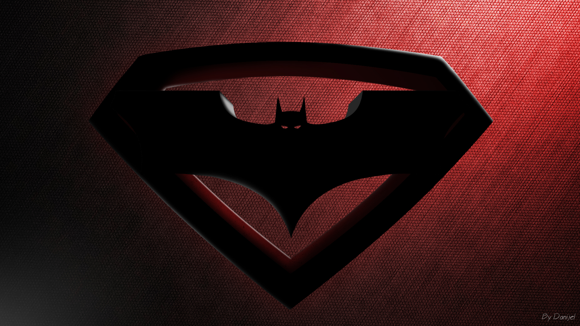 Superman Vs Batman Logo Hd - HD Wallpaper 