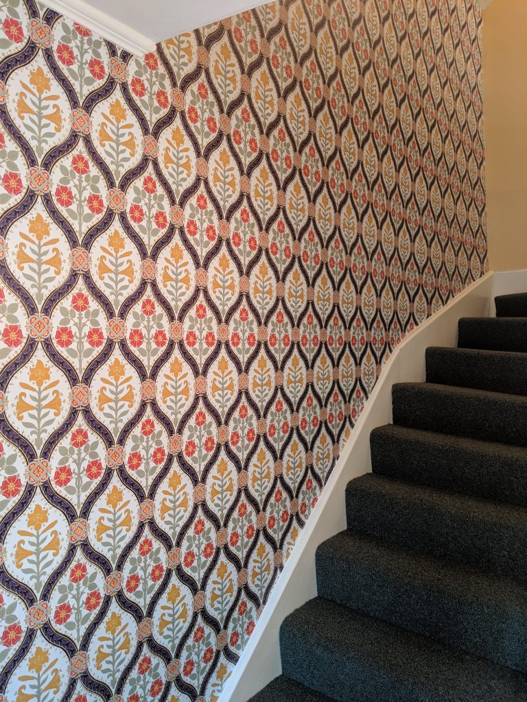 Custom Residential Wallpaper, Entryway Wallpaper, Custom - Stairs - HD Wallpaper 
