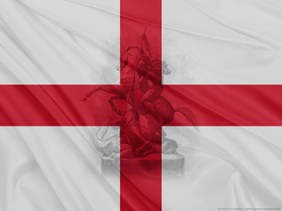 St George Cross England Flag Hd Wallpaper,abstract - St Georges Flag Wallpaper Hd - HD Wallpaper 