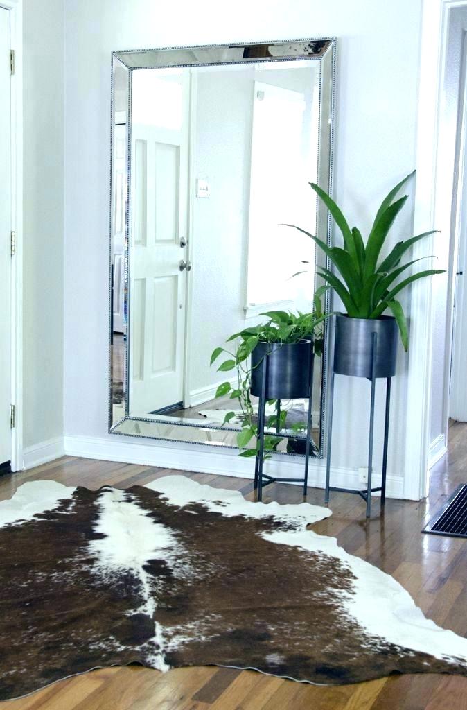 Contemporary Entryway Wall Mirror Hook With Praisetea - Long Entryway Mirror Ideas - HD Wallpaper 