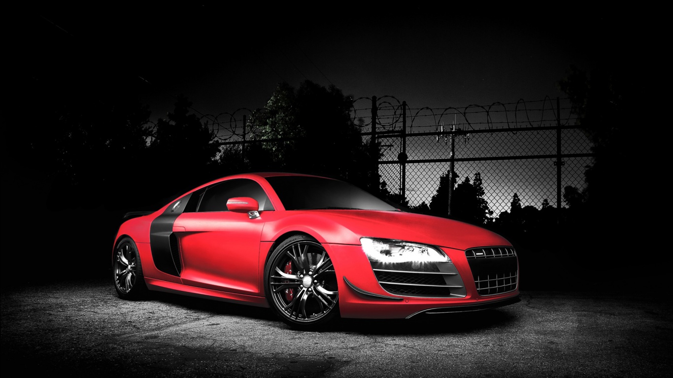 Red Audi Wallpaper Hd - HD Wallpaper 