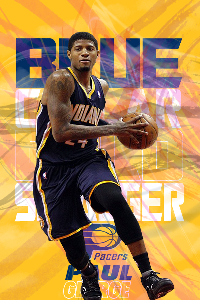 Wallpaper Paul George, Indiana, Pacers, Basketball, - Paul George Wallpaper Handy - HD Wallpaper 