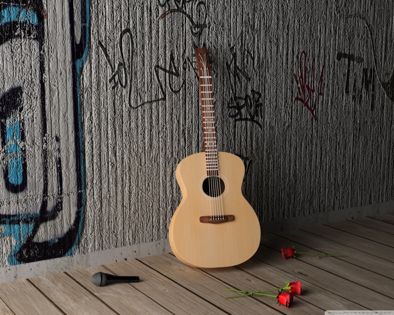 Fondo De Pantalla Para Pc Guitarra - HD Wallpaper 