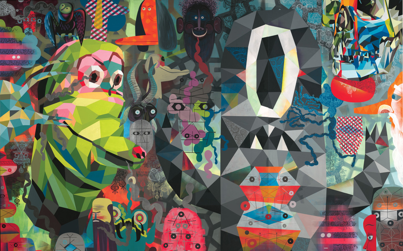 Tim Biskup For The Fox Is Black - Tim Biskup - HD Wallpaper 