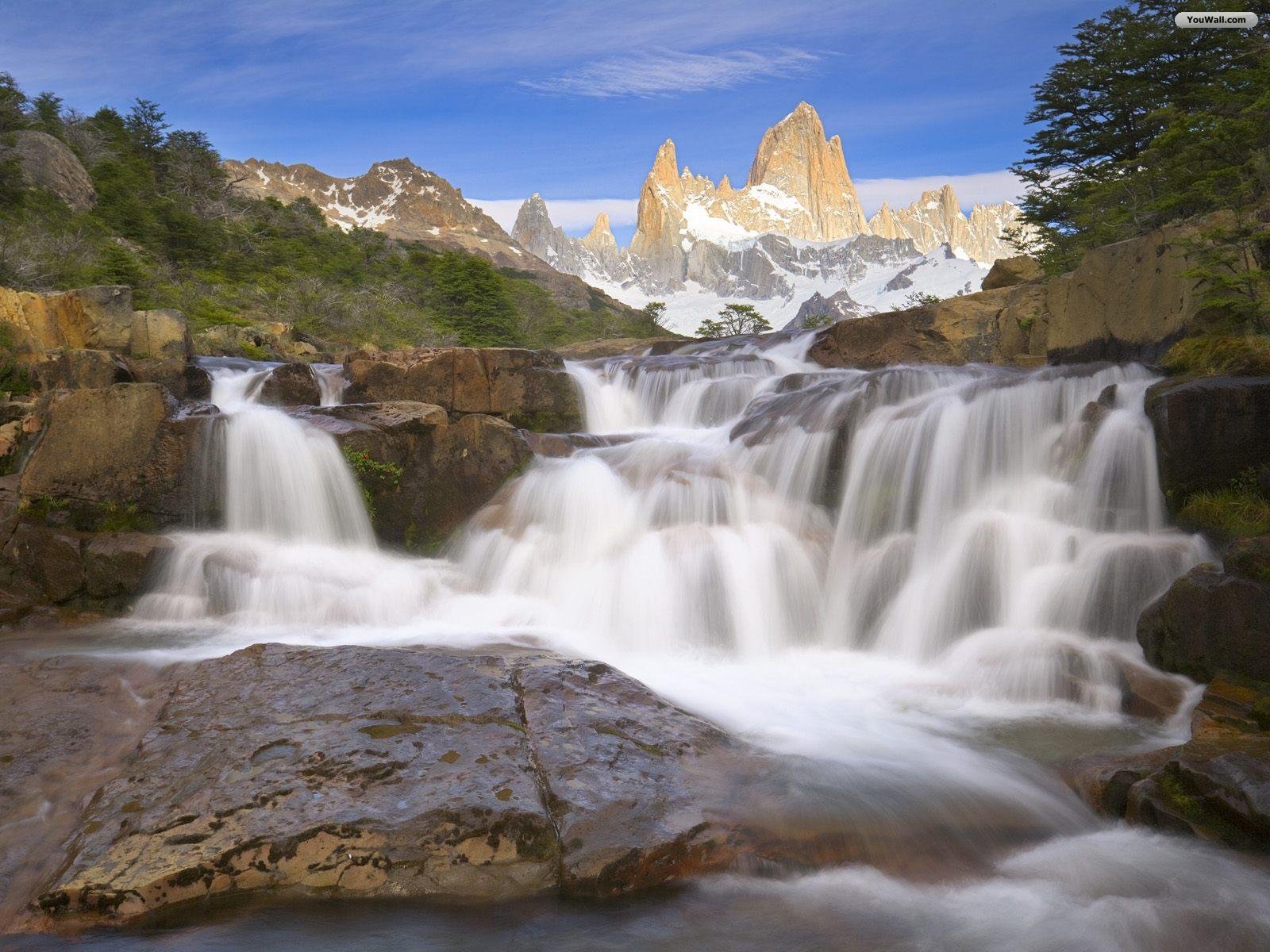 Beautiful Waterfalls Wallpapers Desktop Wallpaper mountain - Money Flows To  Me Like A River - 1600x1200 Wallpaper 