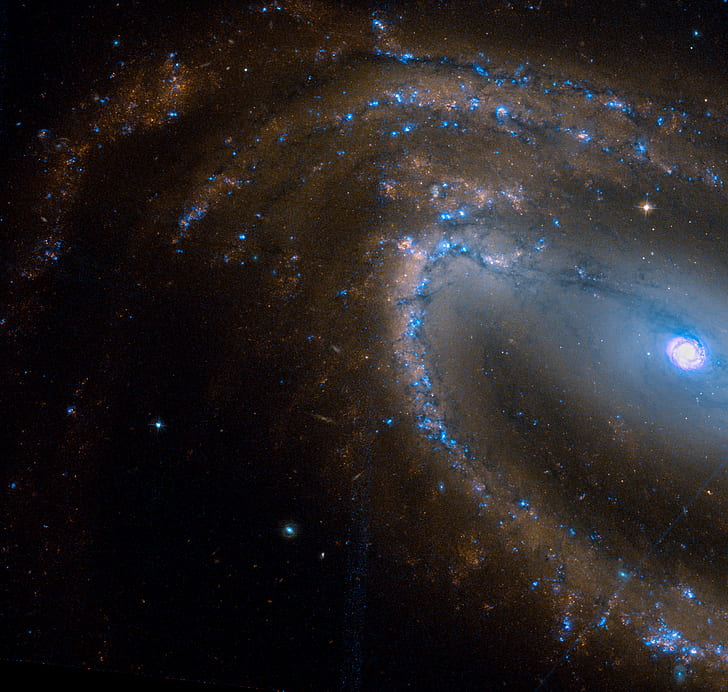 Space, Galaxy, Nasa, Barred Spiral Galaxy Ngc 1300, - Barred Spiral Galaxy - HD Wallpaper 