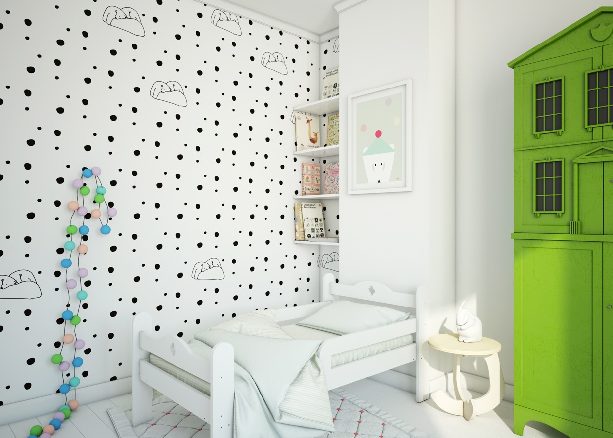 Cute Wallpaper Design Ideas - تزیین دیوار اتاق نوجوان - HD Wallpaper 