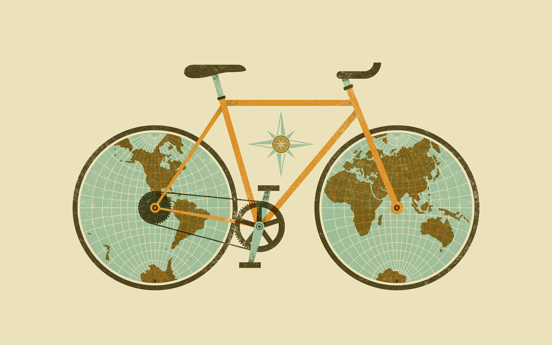 The Wallpaper Project - Travel Around The World Bike - HD Wallpaper 