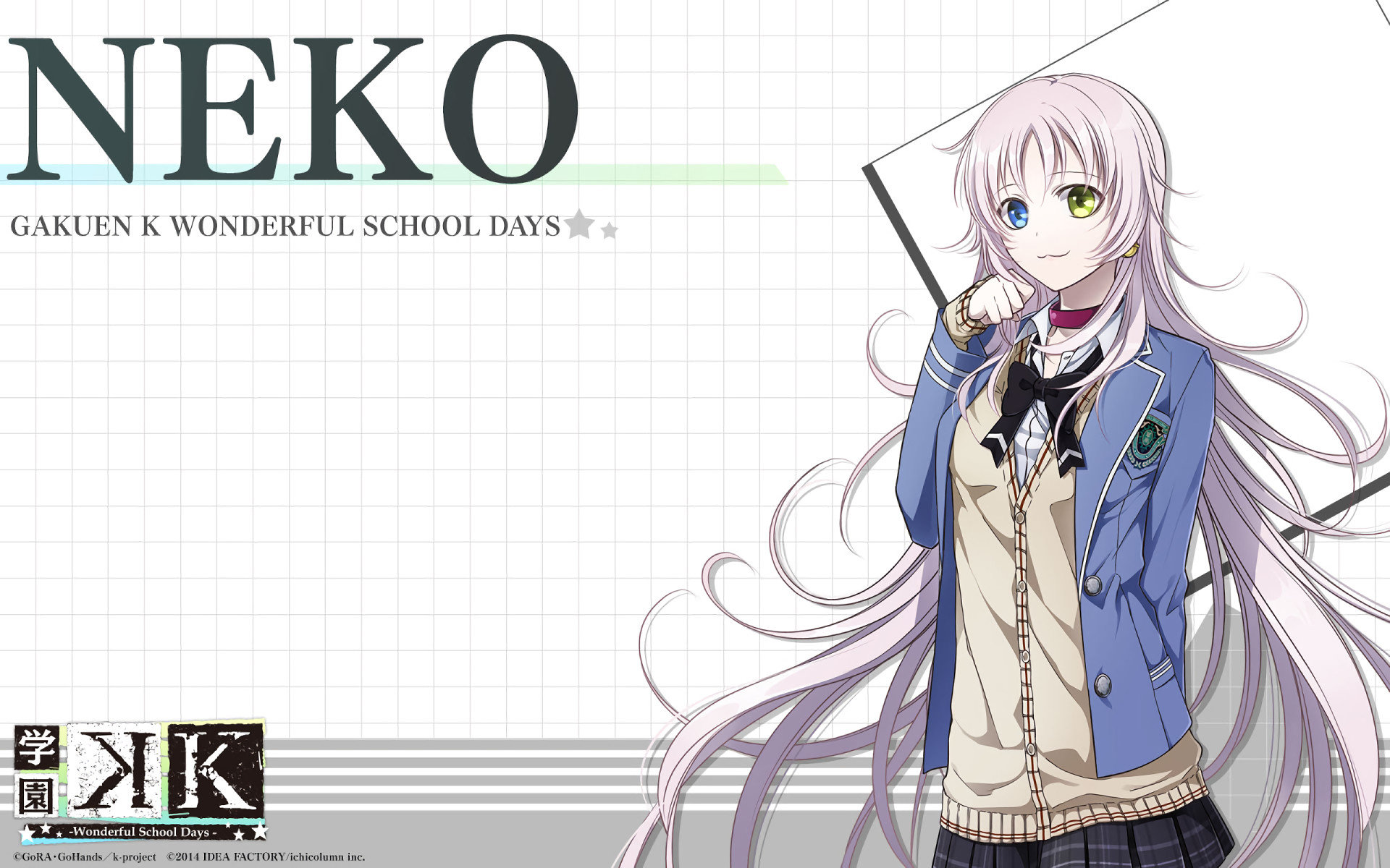 Free Download Neko Background Id - K Project Neko Hd - HD Wallpaper 