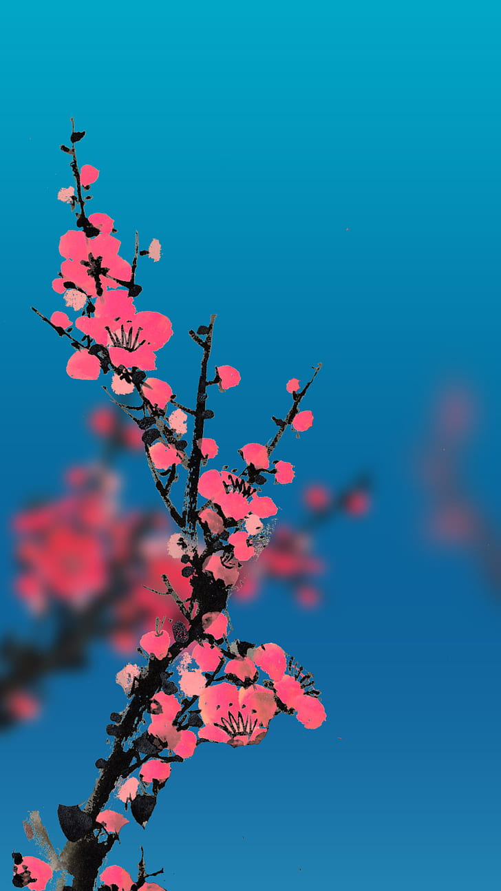 Phone, Nature, Flowers - Huawei Mobile Magazine Unlock - HD Wallpaper 