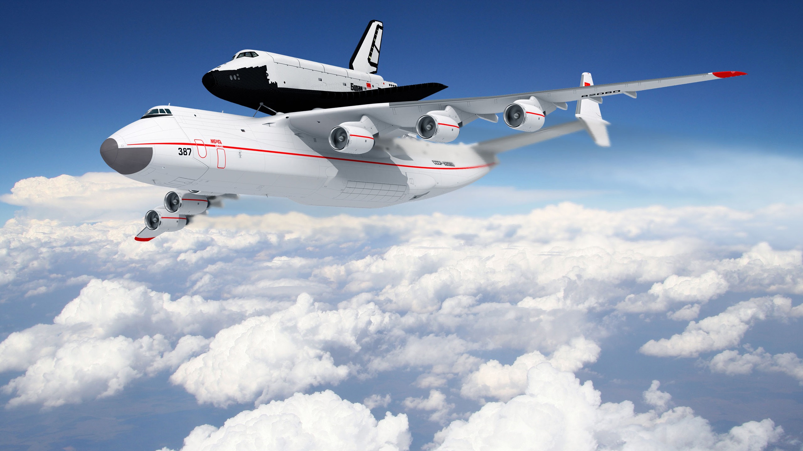 225 Mriya Antonov Buran - HD Wallpaper 