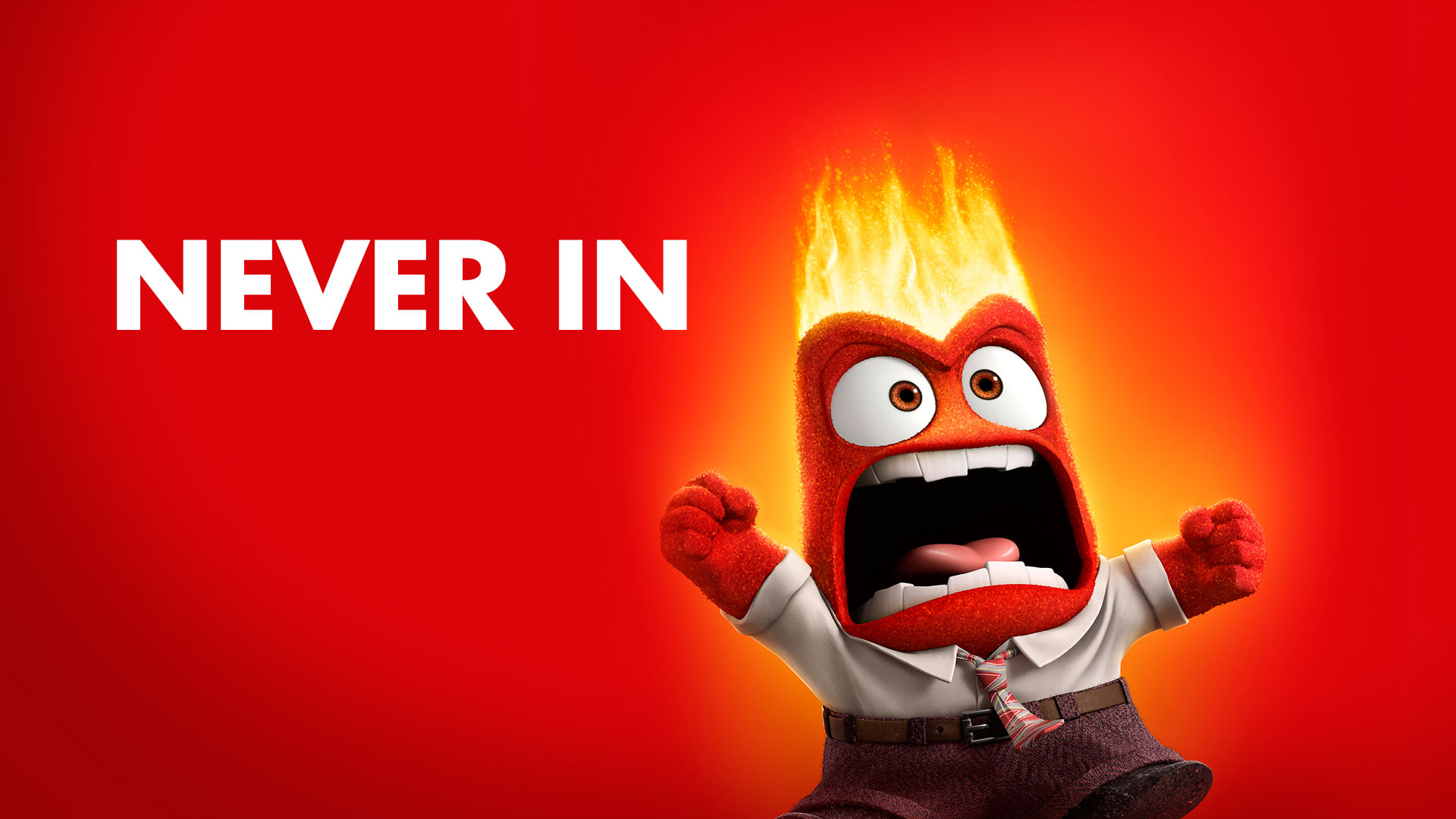 Movie Inside Out 2015 Desktop Backgrounds & Iphone - Anger Inside Out Background - HD Wallpaper 