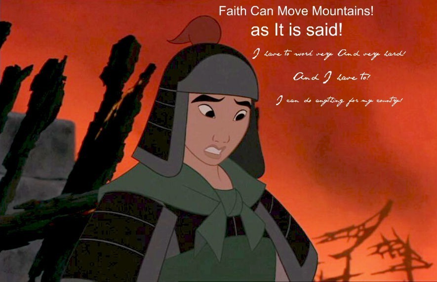 Faith Can Move Mountains - Cartoon - HD Wallpaper 