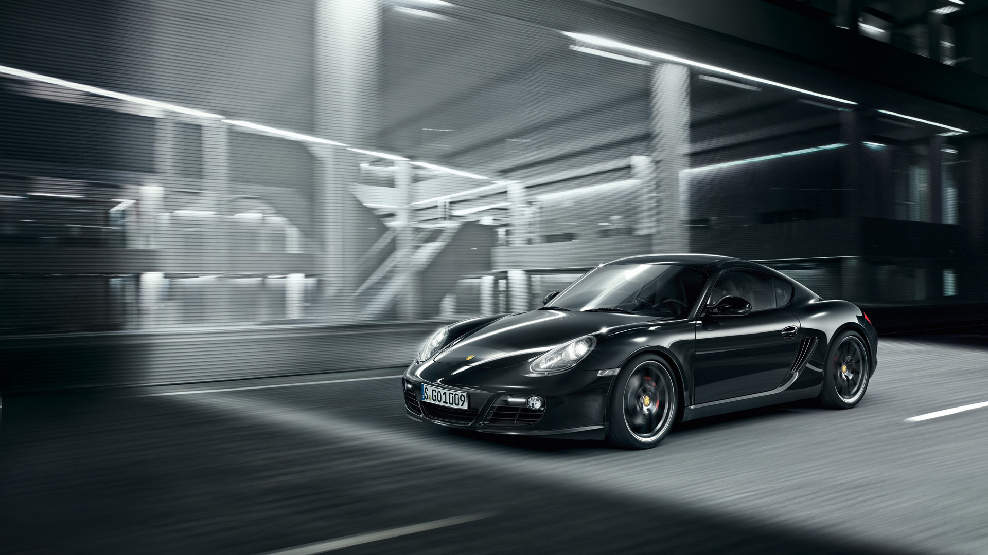 Porsche Cayman S Black Edition - HD Wallpaper 