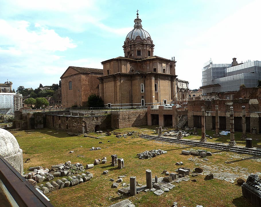 The Roman Forum, Architecture, Old Buildings, Roman - HD Wallpaper 
