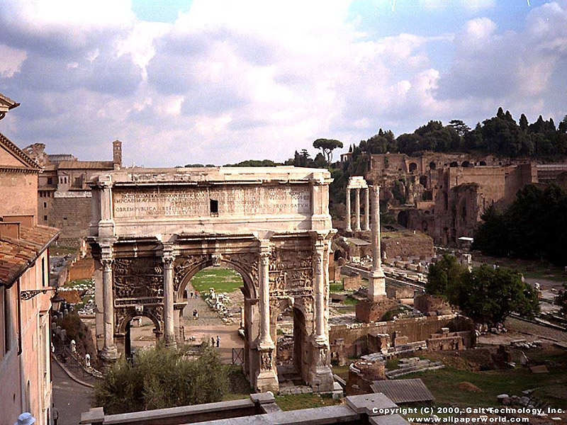Ruins Of Ancient Rome - Roman Forum - HD Wallpaper 