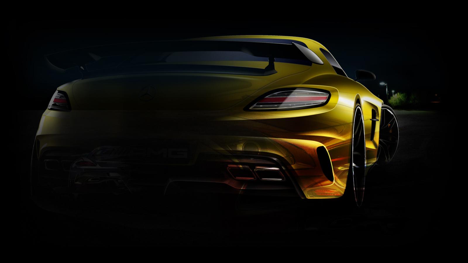 Mercedes-benz Sls Amg Black Series 2014 Wallpaper - Amg Black Series Logo Wallpaper Hd - HD Wallpaper 