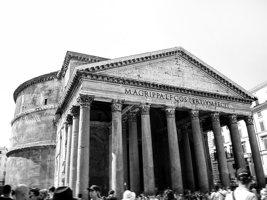 Pantheon, Italy, Roma, Rome, Architecture, Ancient, - Pantheon - HD Wallpaper 