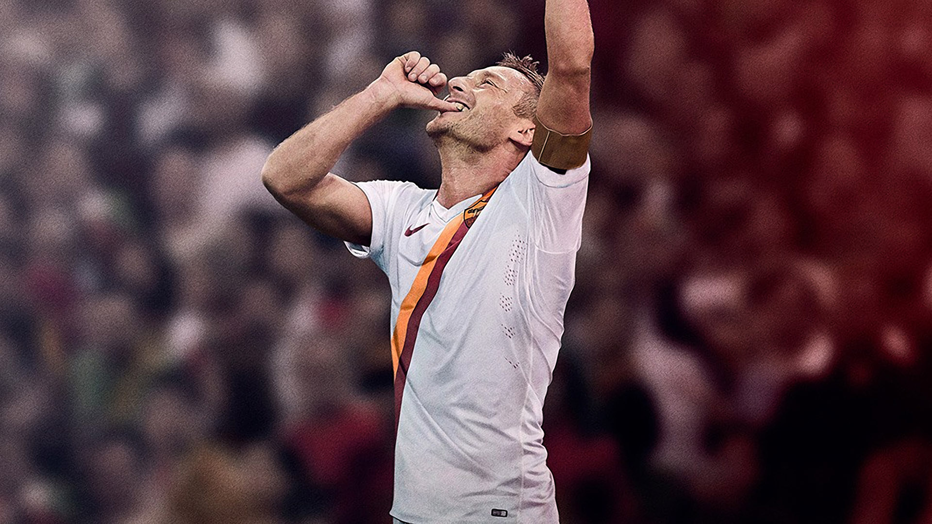 Totti As Roma Wallpaper Windows Downloads - Sfondi Totti Pc - HD Wallpaper 