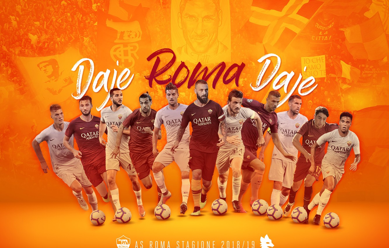 Photo Wallpaper Wallpaper, Sport, Football, As Roma, - Roma - HD Wallpaper 