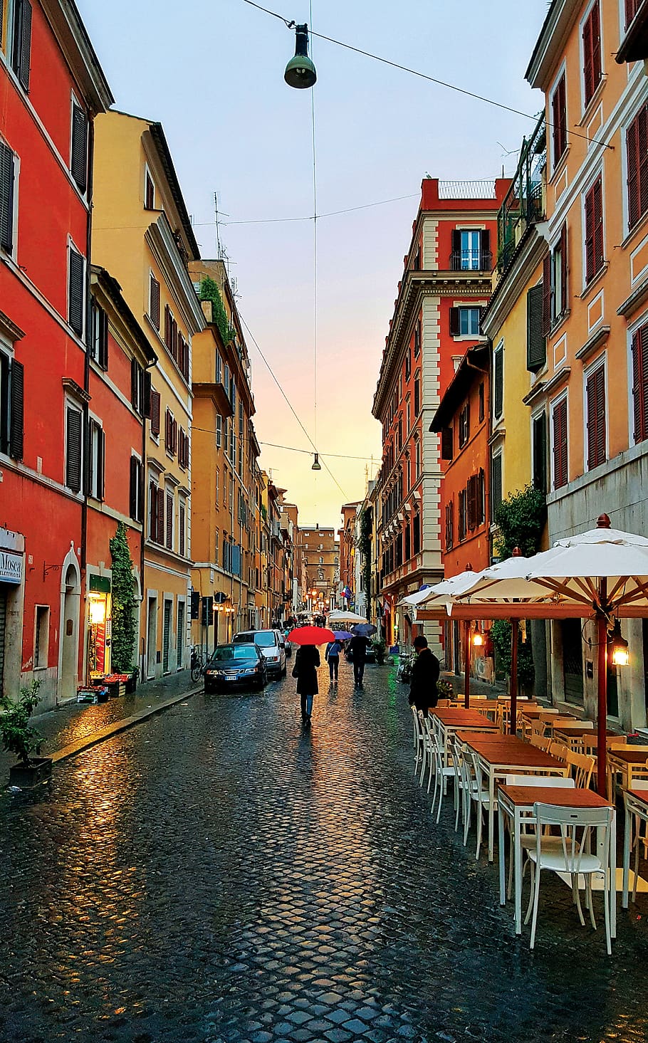 Rome, Italy, Street, Europe, Architecture, City, Building, - Street - HD Wallpaper 