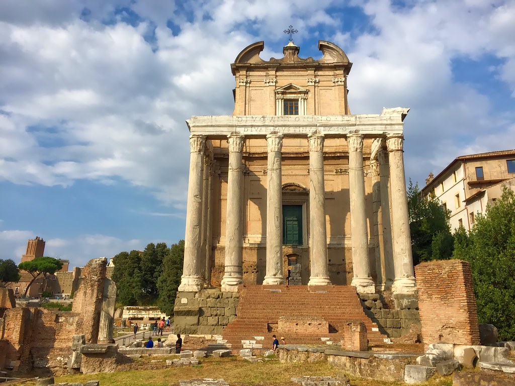 Temple Of Antoninus And Faustina - HD Wallpaper 