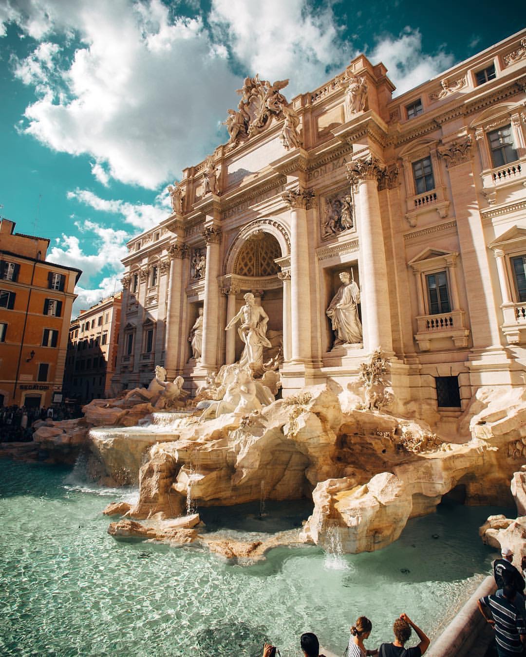 Trevi Fountain - HD Wallpaper 