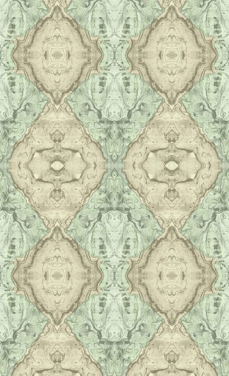 Diamond Agate Wallpaper Timorous Beasties Pale Green/pale - HD Wallpaper 