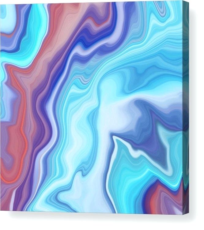 Agate Wallpaper Mineral Acrylic Print Featuring The - Modern Art - HD Wallpaper 