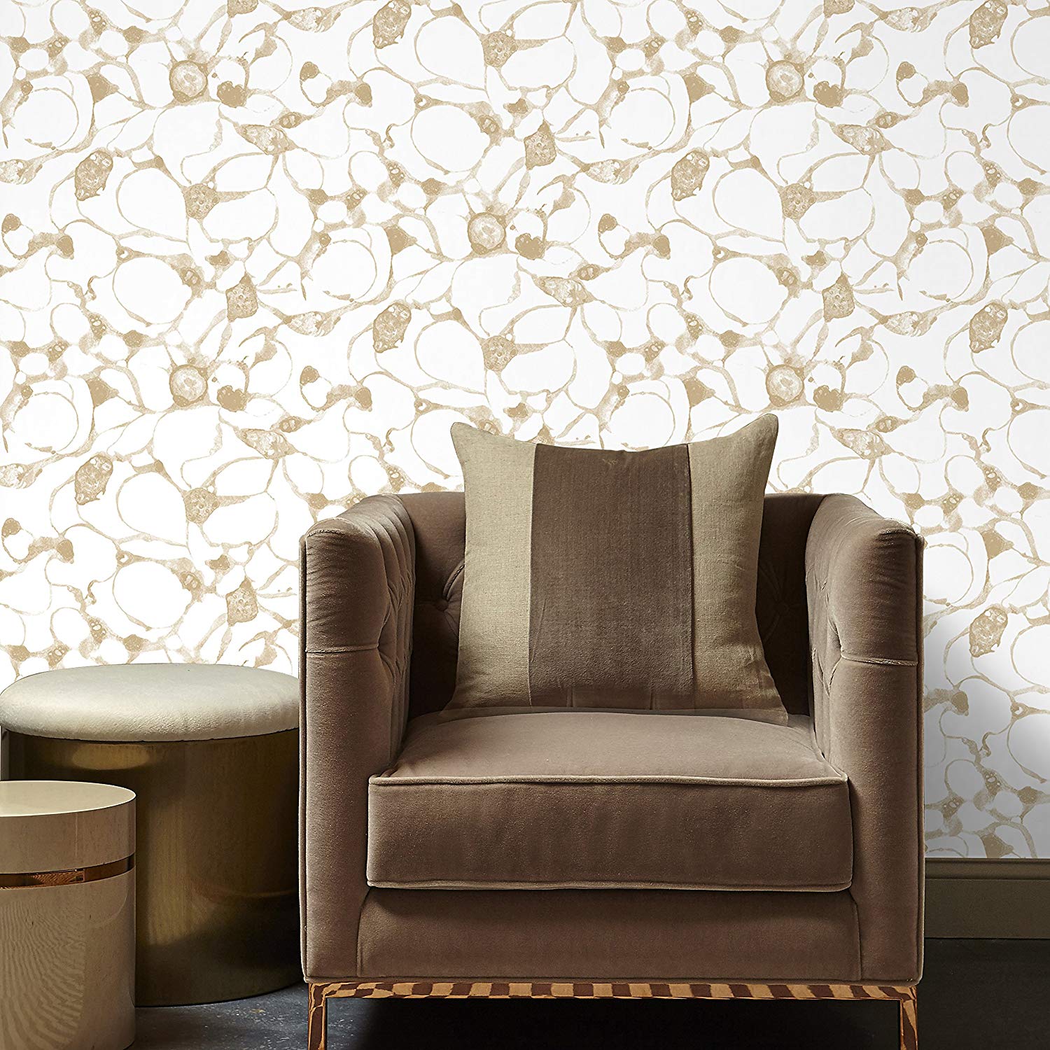 Graham And Brown Splash Gold - HD Wallpaper 