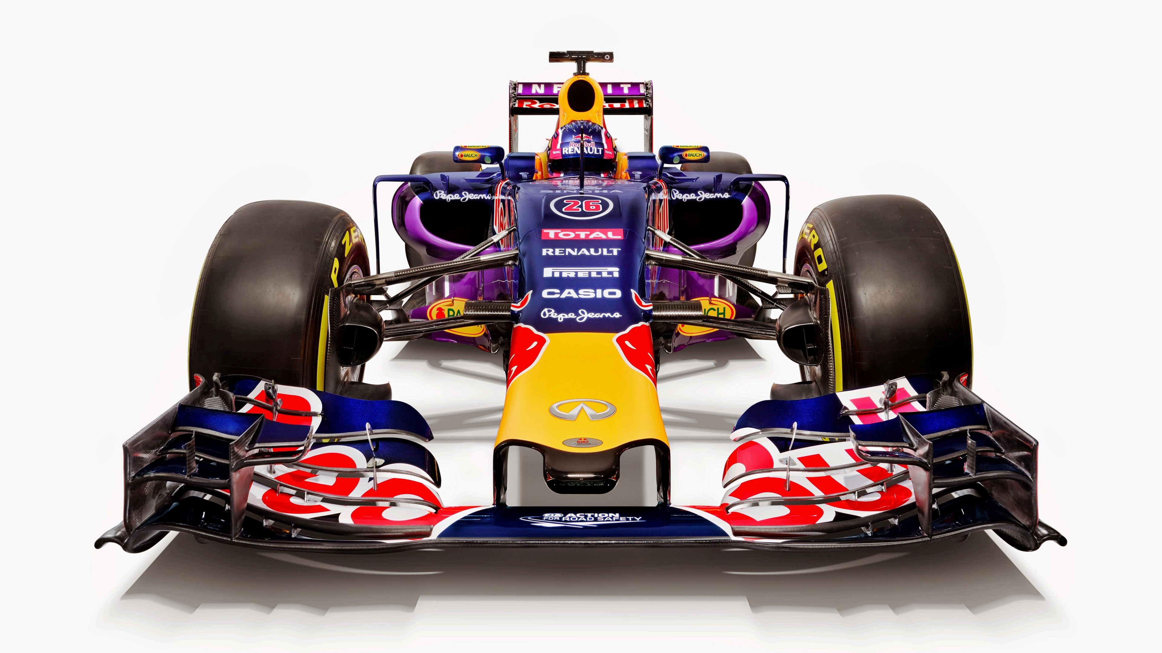 F1 Red Bull Car Images From The Back - HD Wallpaper 