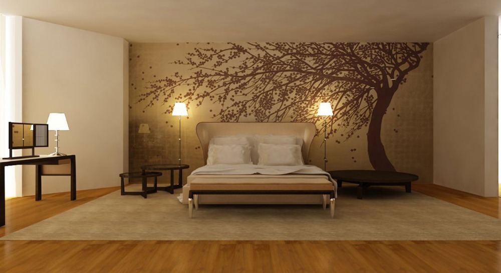 Bedroom Wall Creative Design - HD Wallpaper 