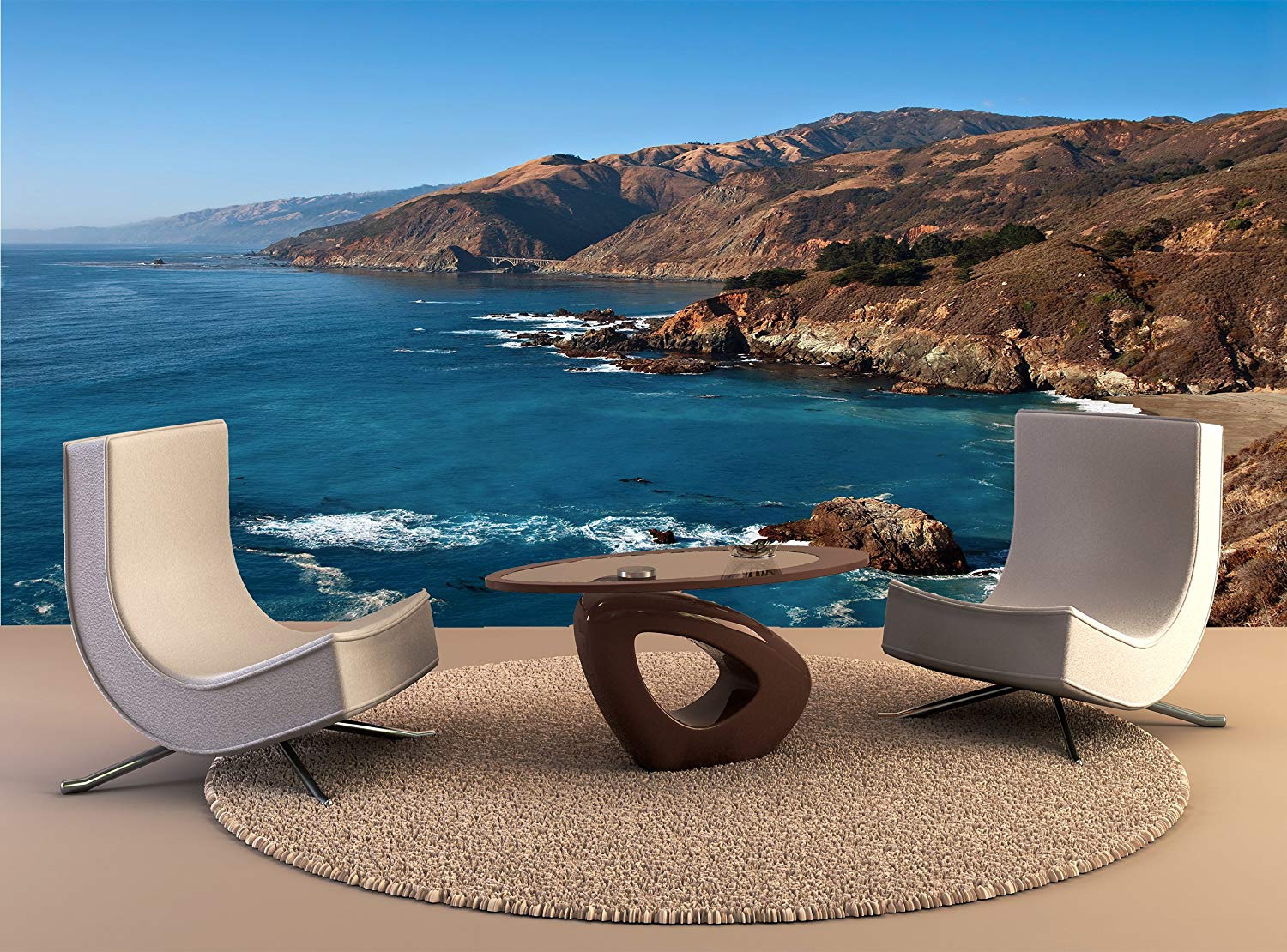 California Coast Wall Mural - HD Wallpaper 