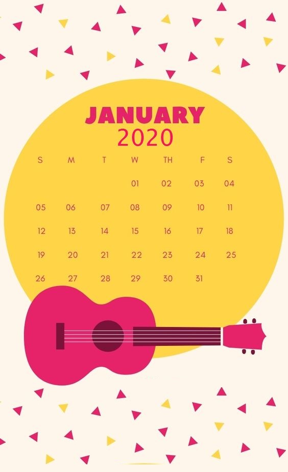 Cute January 2020 Free Printable Calendar - Poster Of Talent Show In School - HD Wallpaper 