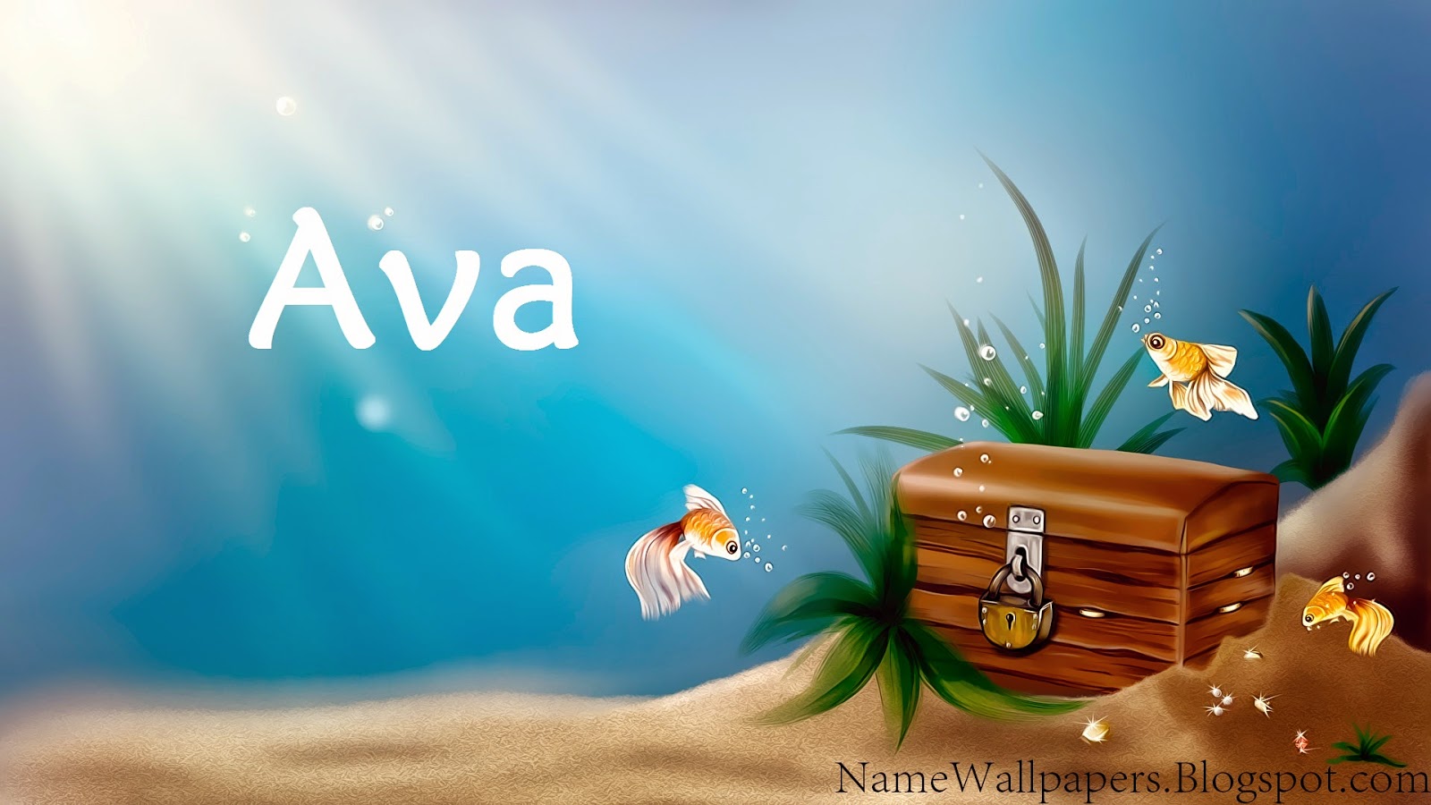 Meaning Of The Name D Ava Wallpaper Name ~ Name Urdu - Fundo Do Mar Desenho - HD Wallpaper 