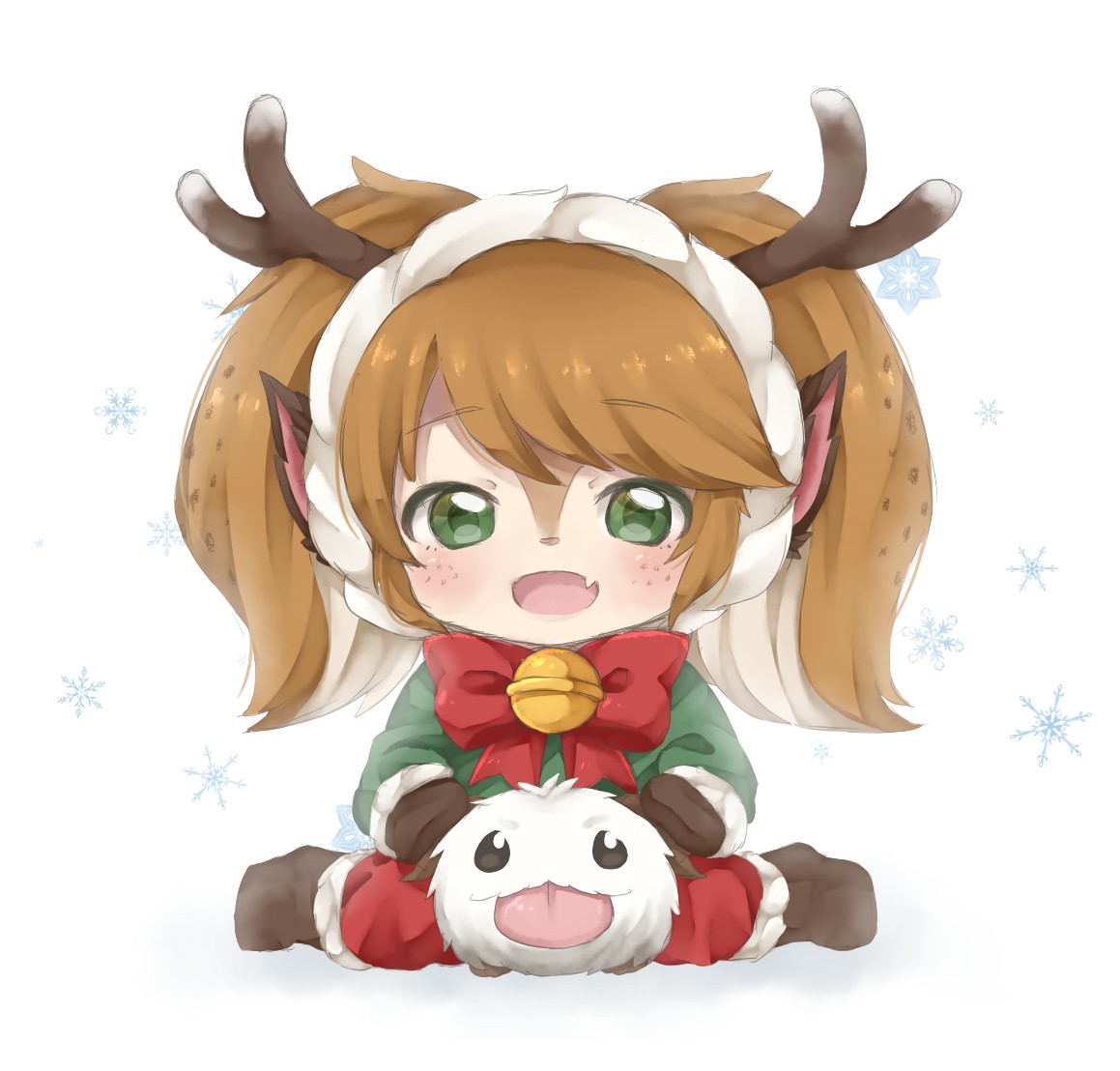 Snow Fawn Poppy By Uimxx Hd Wallpaper Background Fan - Lol Snow Fawn Poppy - HD Wallpaper 