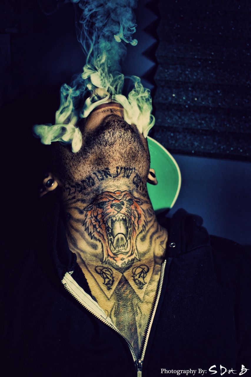 Tiger Neck Tattoo - HD Wallpaper 