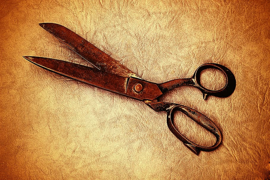 Gray Scissors, Old, Sewing, Peace, Work, On Peace, - Kéo May Đồ - HD Wallpaper 