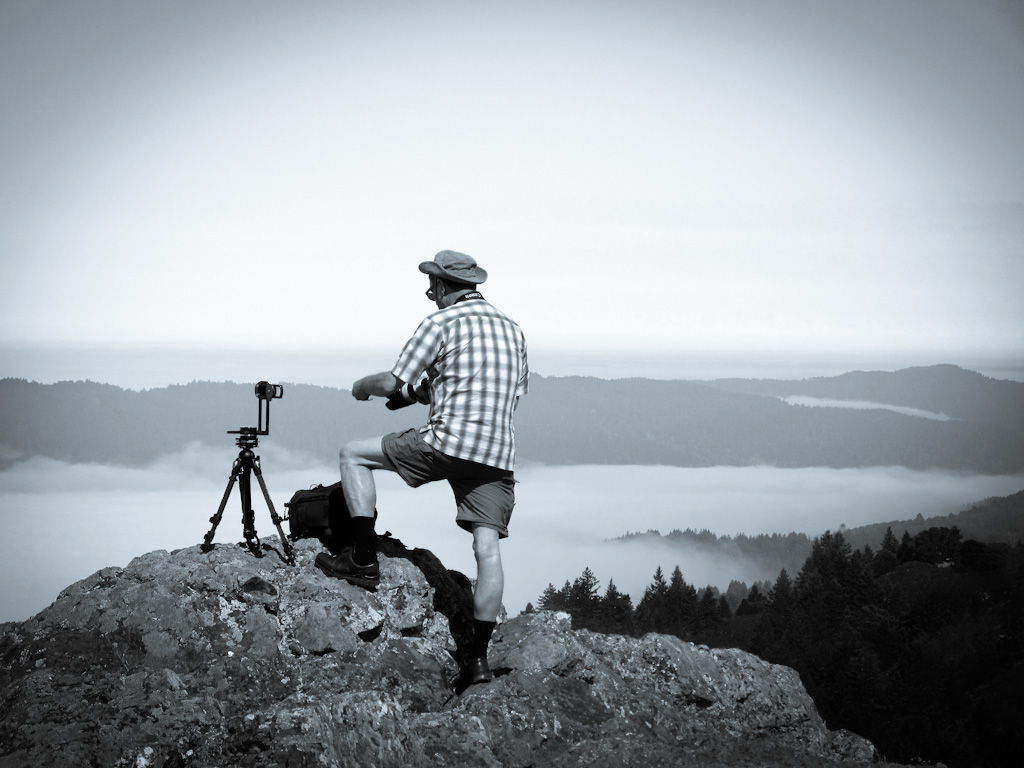 Tim As Ansel Adams Shooting A Pano On Mt - Monochrome - HD Wallpaper 