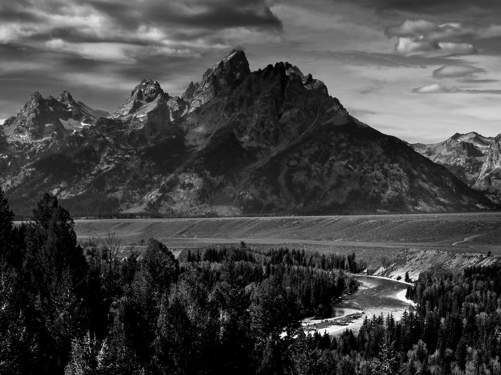 Grand Teton National Park, Snake River Overlook - HD Wallpaper 