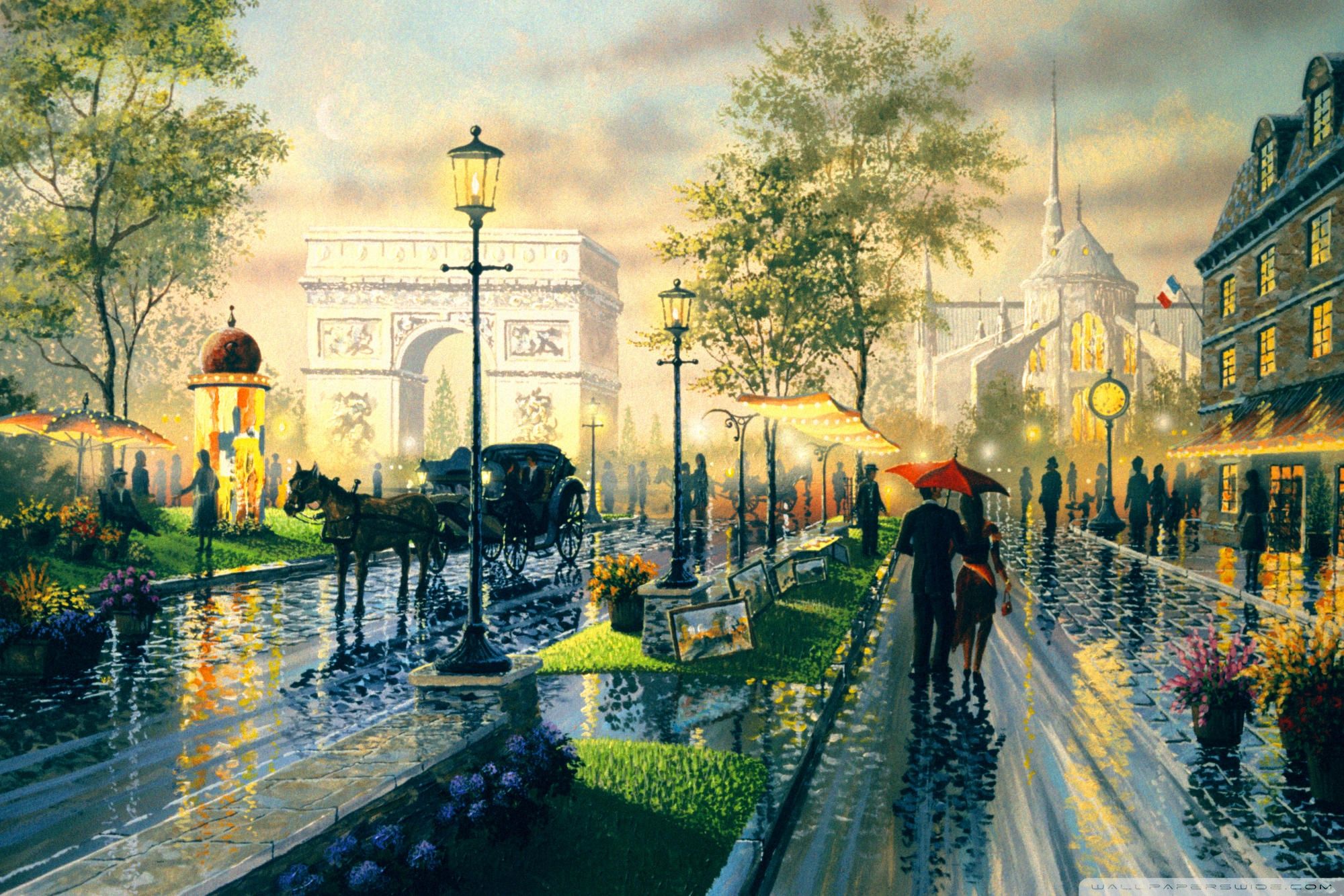 Desktop Backgrounds Paris - HD Wallpaper 