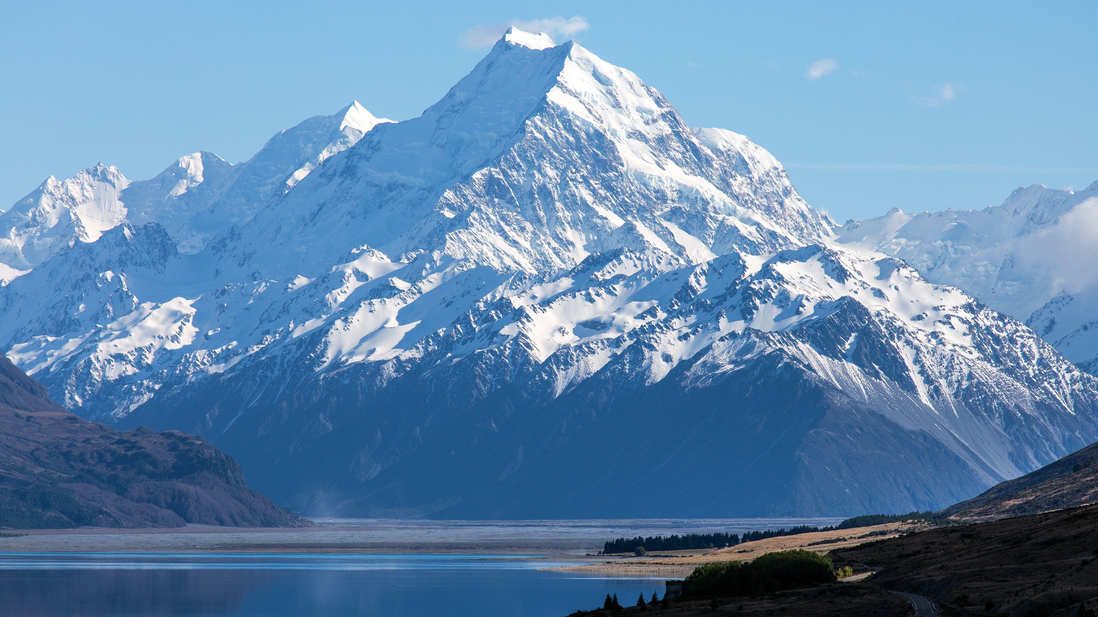 Hd Tall, Snowy Mountain Wallpaper - High Resolution Snowy Mountain - HD Wallpaper 