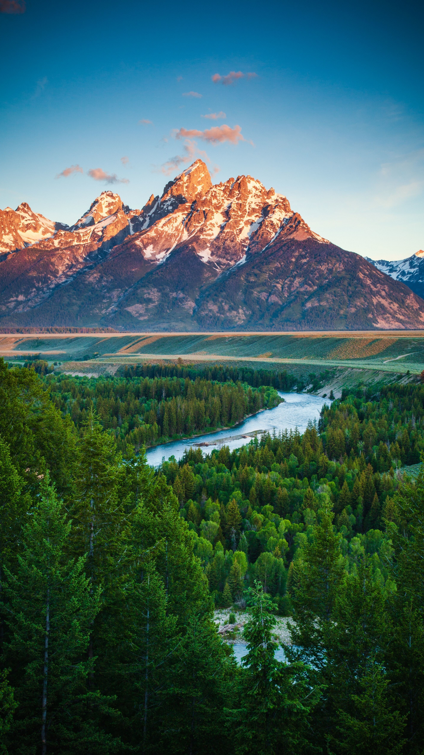 Mountains Range, Mountain, Lake, Nature, Tetons, Wallpaper - HD Wallpaper 