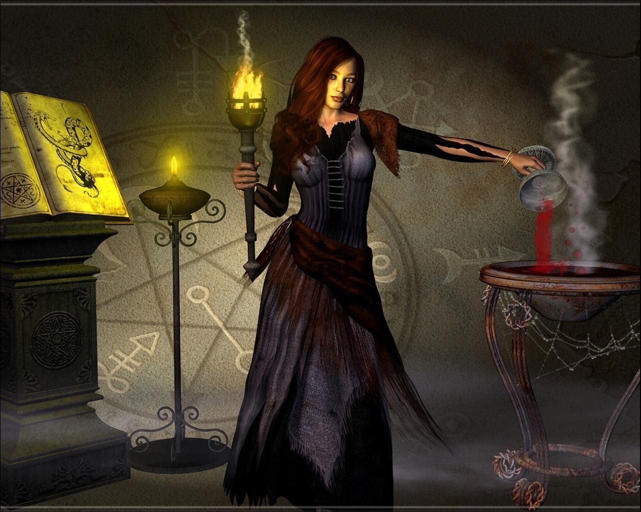 Wiccan Witch - HD Wallpaper 