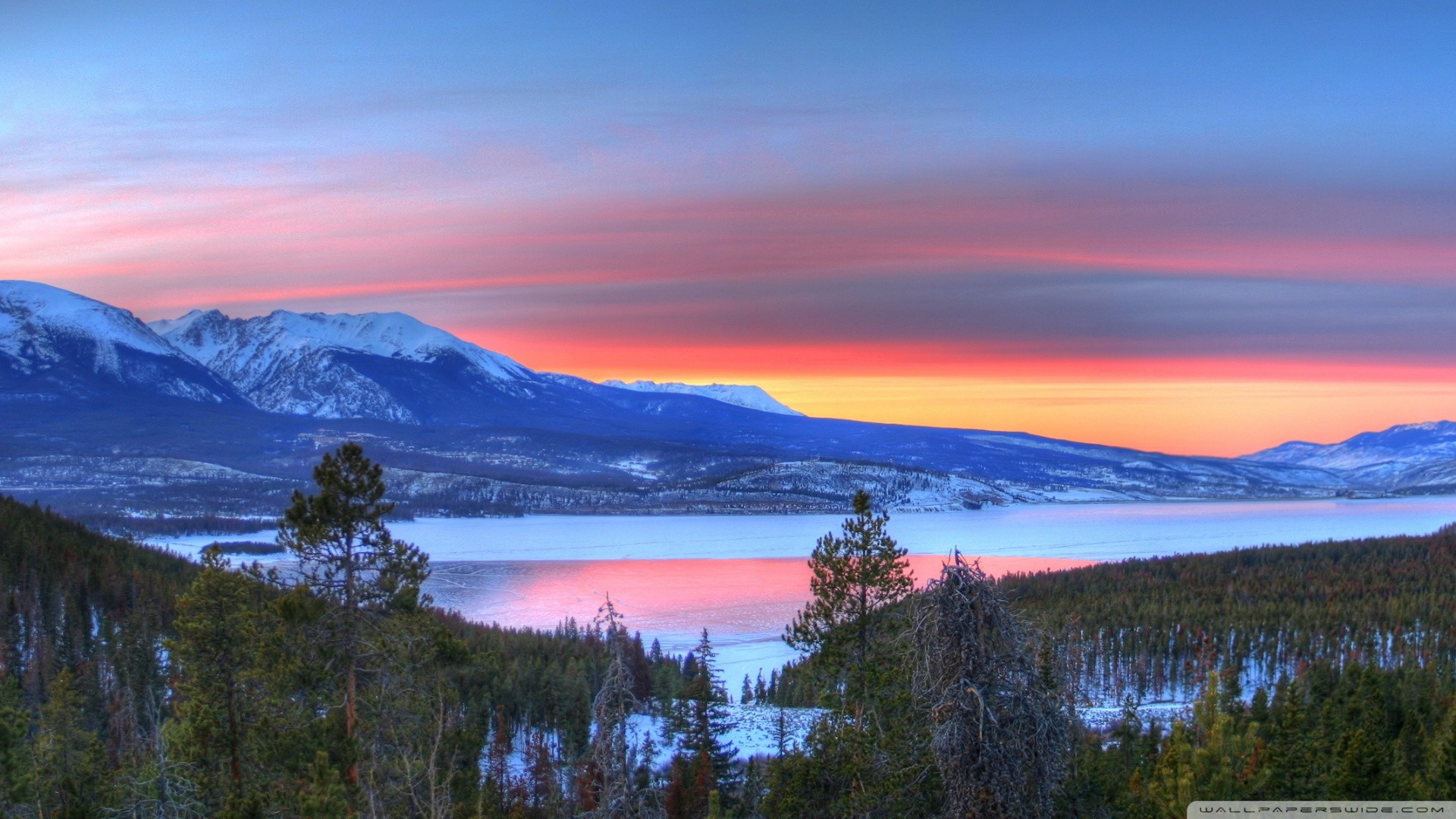 Hd 16 - - Sunset Wallpaper Mountains - HD Wallpaper 